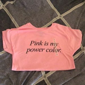 Pink tee